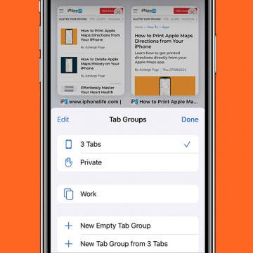 create a tab group