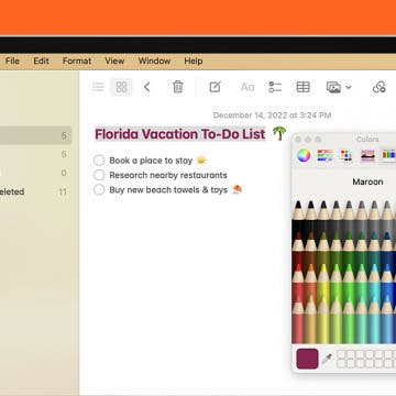 Easily Change Text Colors in Your Mac Notes App (2023)