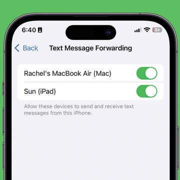 How to Automatically Forward Text Messages to Another Phone