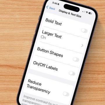 How to Change Text Size on iPhone