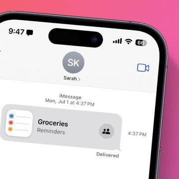 How to Show an iMessage Timestamp in One Swipe