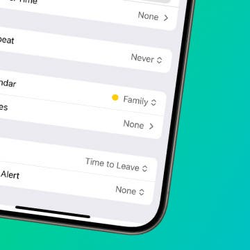 How to Turn On & Use Time to Leave Alerts in the Calendar App