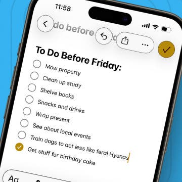 How to Auto-Sort Completed Checklist Items in Notes on iPhone