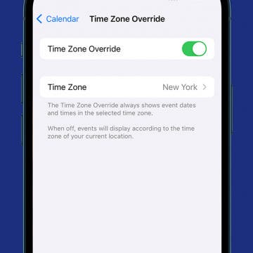 Keep Your Calendar Time Zone Consistent (iOS 17)