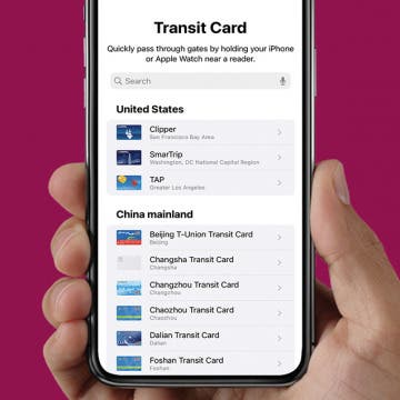 How to Add Transit Cards to Your Wallet on iPhone