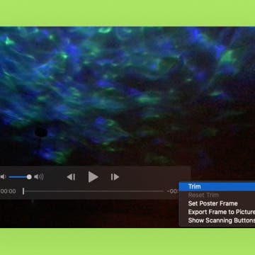 Trim video on Mac