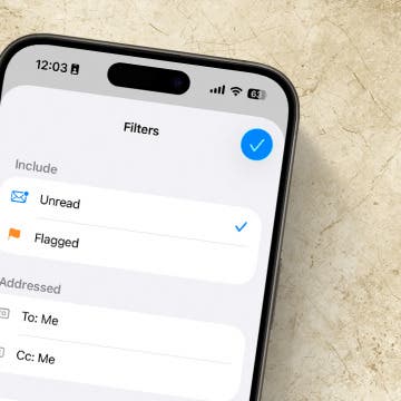 Catch Up on Unread Emails with a Simple Filter