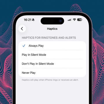 How to Set Your iPhone on Vibrate for Calls & Texts