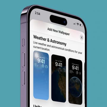 Setting an iPhone & iPad Wallpaper Background