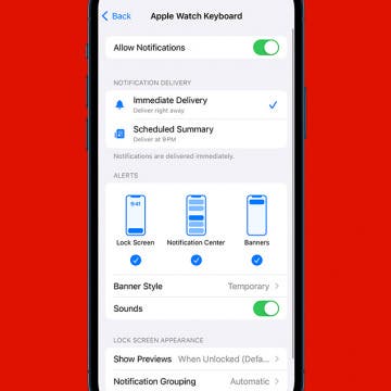 How to Turn Off Apple Watch Keyboard Notification (iOS 17)