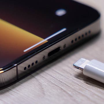 water in lightning connector top image