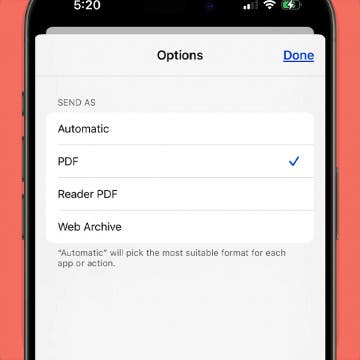 How to Save a Webpage as a PDF in Safari on iPhone & iPad