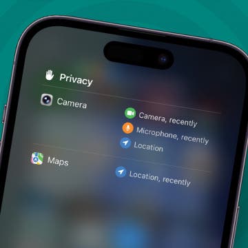 Find Out Which App Is Using Your iPhone Microphone or Camera