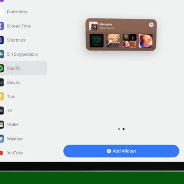 How to Add, Edit & Delete iPad Widgets in Today View