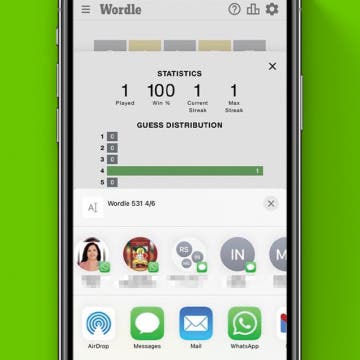How to Share Wordle Results from iPhone or iPad