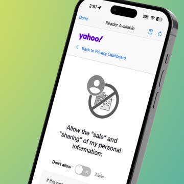 How to Tell Yahoo Not to Sell Your Information
