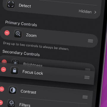 How to Customize Controls in the Magnifier App on iPhone