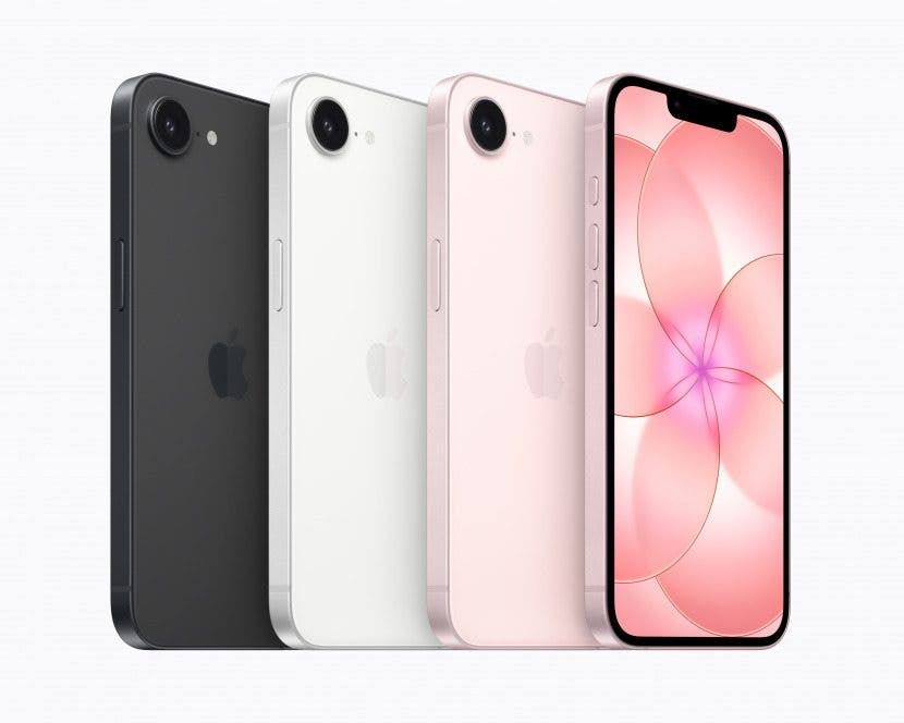 an image of all the different colors of the iphone 17e