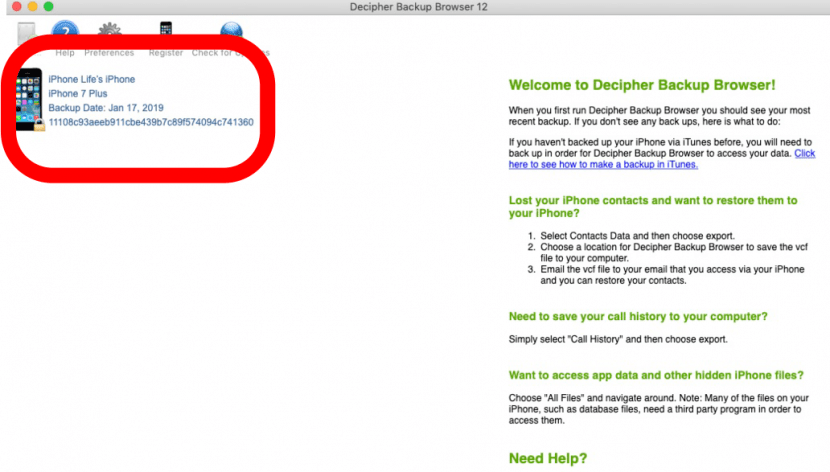 decipher backup browser full decipher backup browser full