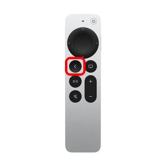 Apple TV Siri remote back button