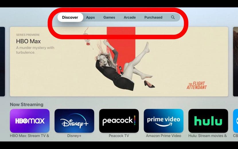 apple tv app categories