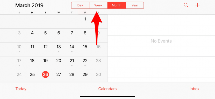 How to See the Week View in the Calendar App on Your iPhone