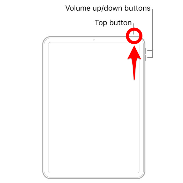 Press the volume down button and quickly release it.