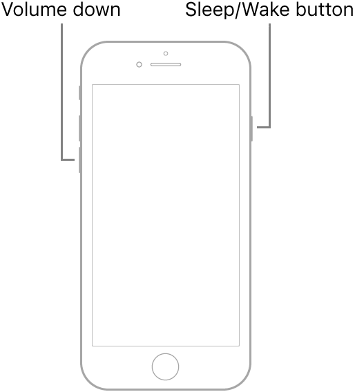 force restart iphone 7 and iphone 7 plus