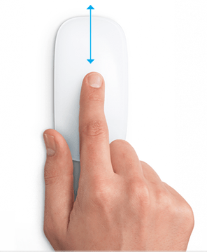 magic mouse 2 gesture to scroll