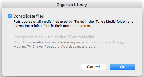 transfer itunes library