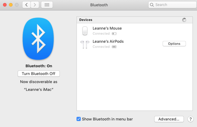 check airpods charge on mac