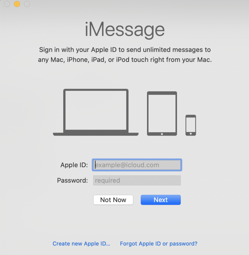 sign in with your apple id and password
