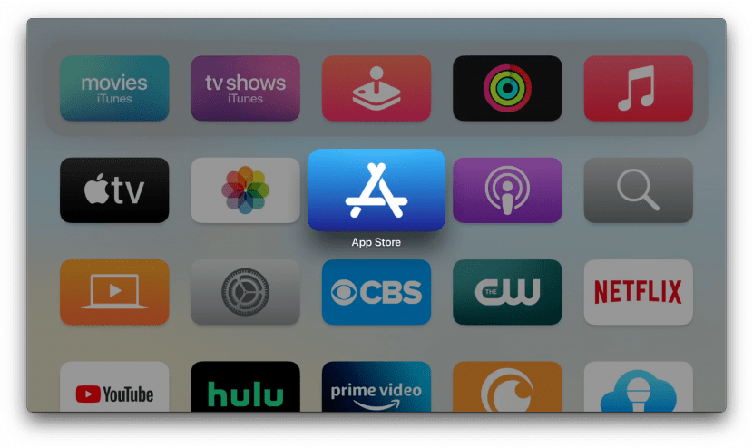 Does old Apple TV not have App Store?