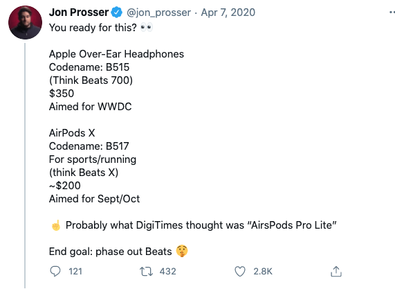 john prosser april 7 2020 tweet