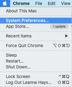 mac system preferences