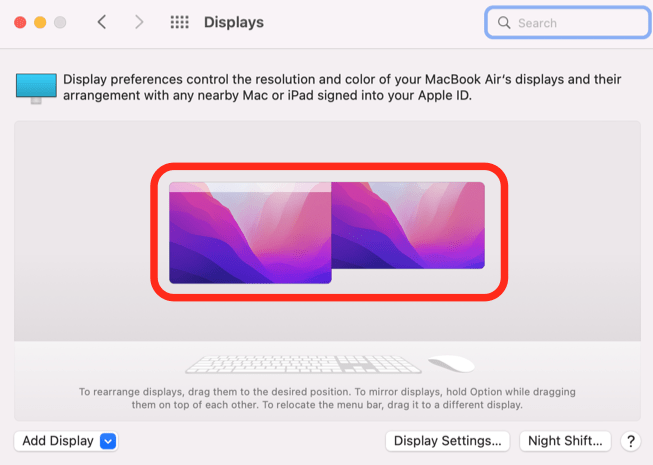 align mac displays