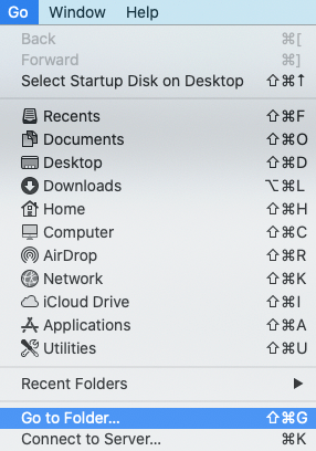 open the finder and click Go, then Go to Folder on the menu bar