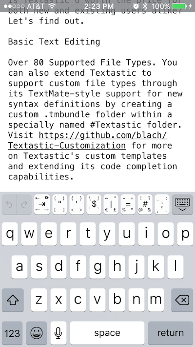 Textastic