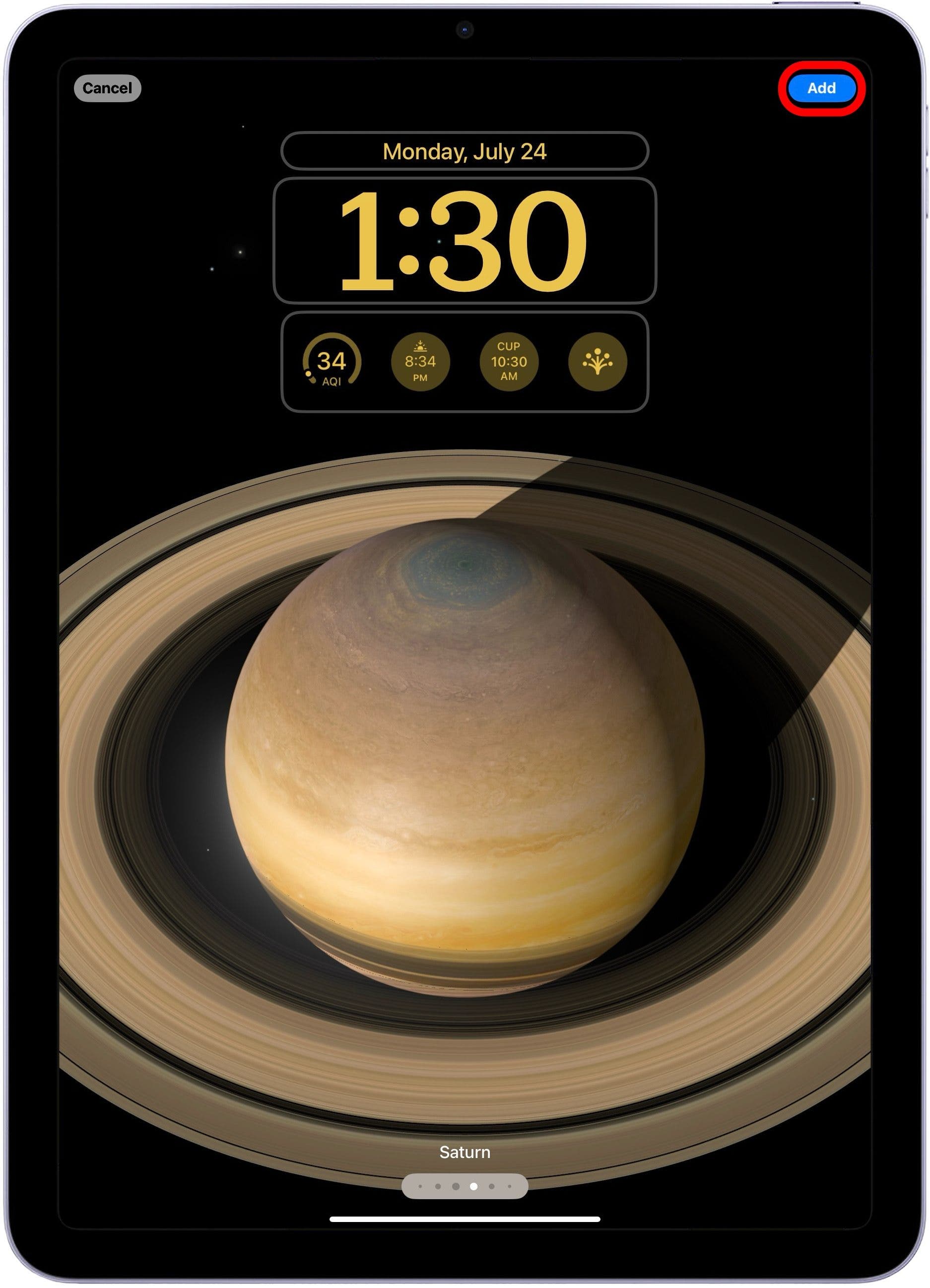 ipad os 16 lock screen customization