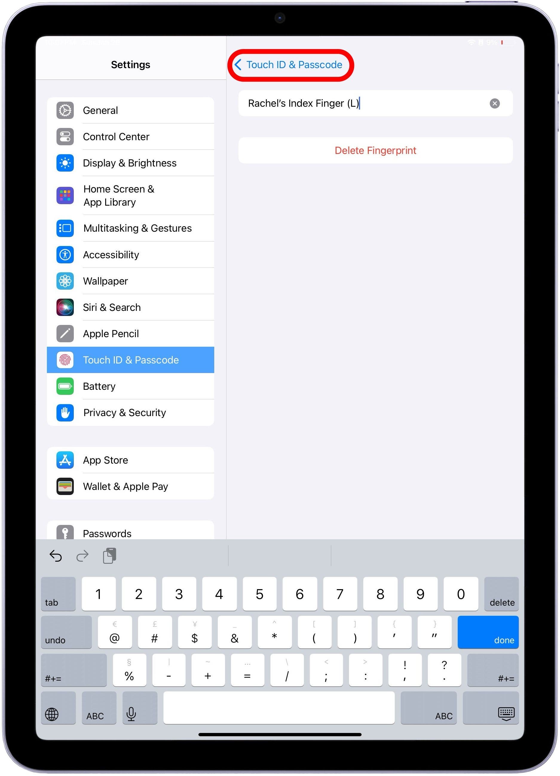 Delete Unknown Fingerprints From Your IPad or IPhone Delete Unknown Fingerprints From Your IPad or IPhone