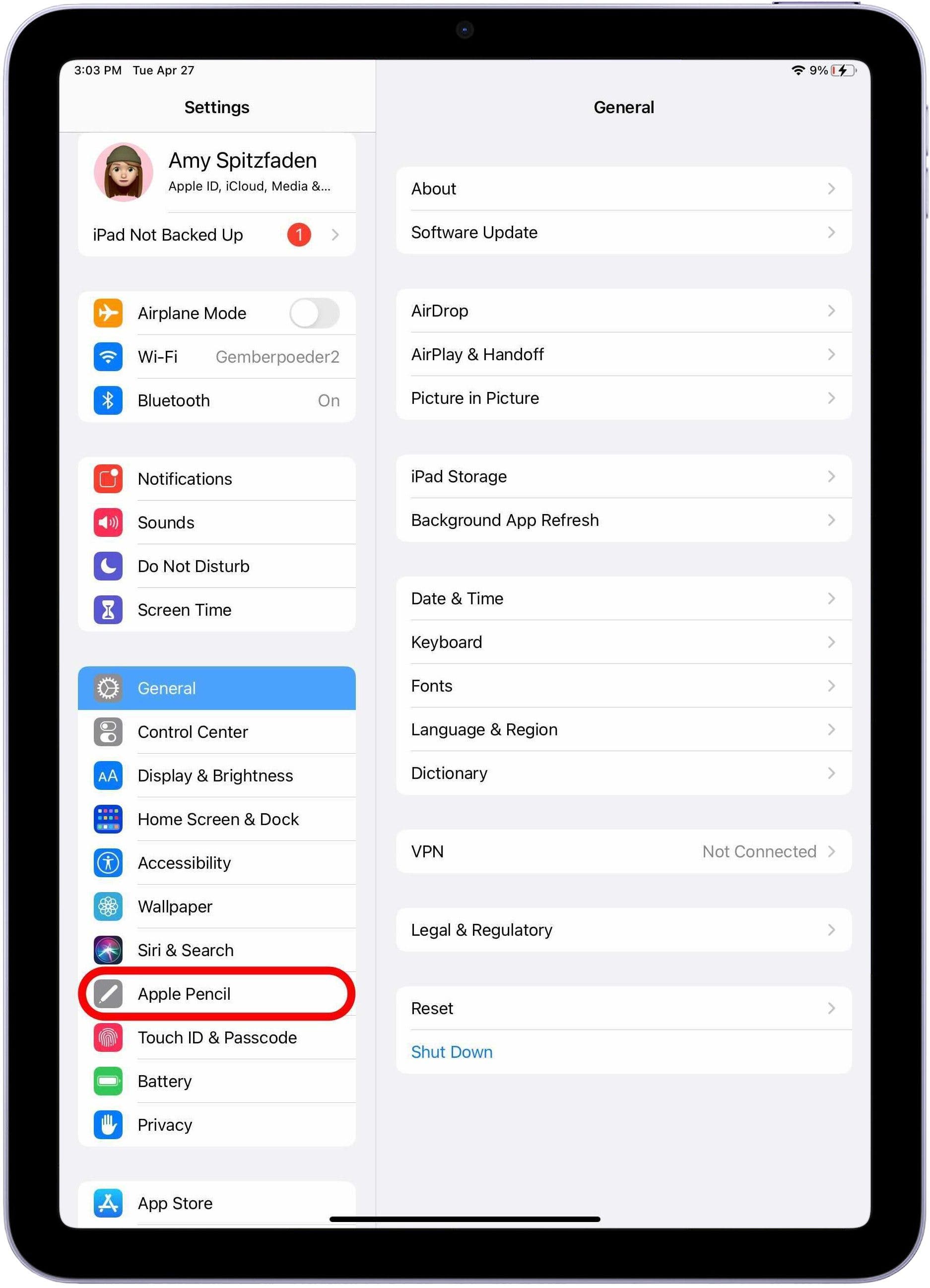 how to tell if apple pencil is charging