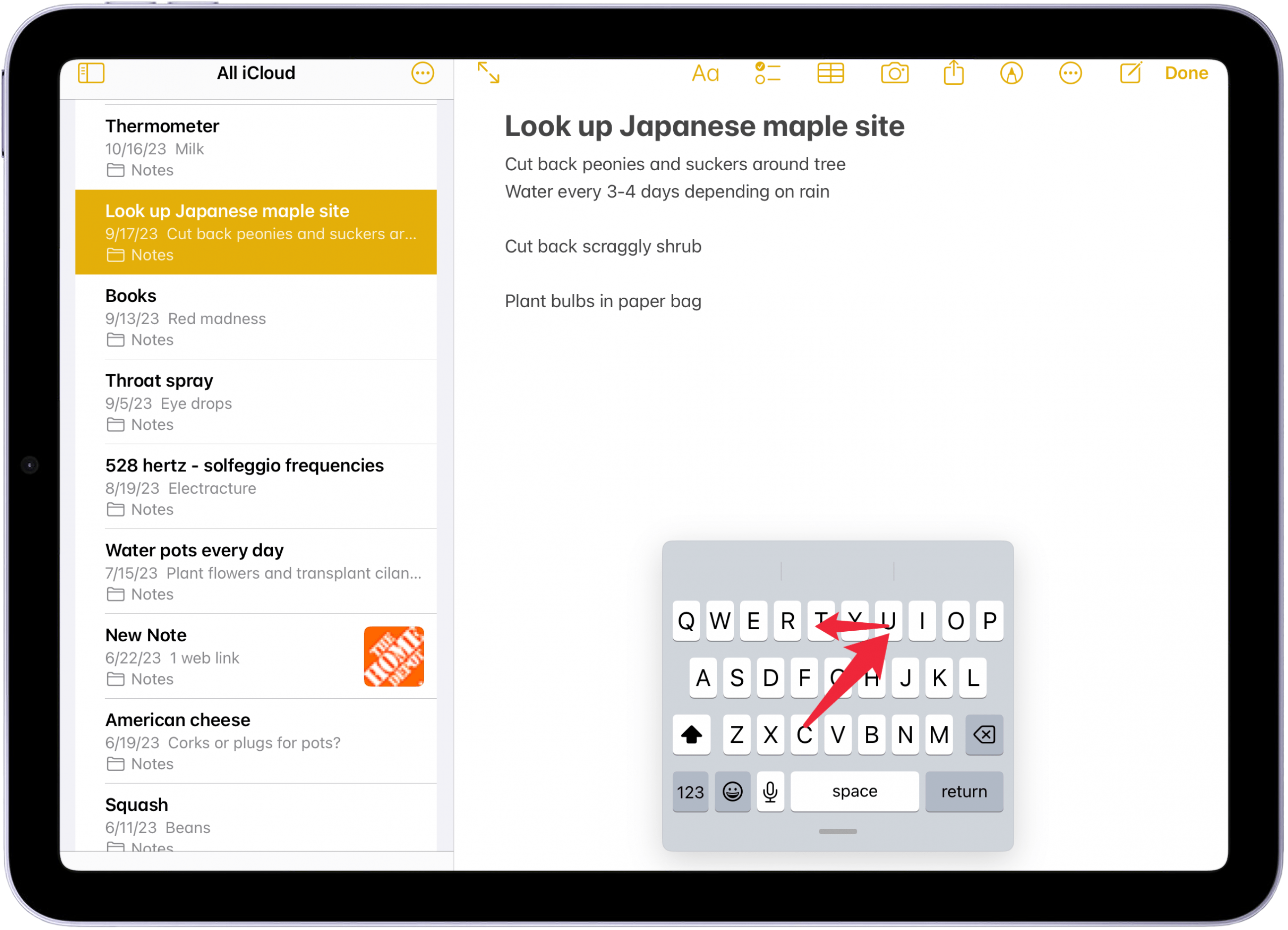 How to Slide to Type on the iPad Floating Keyboard
