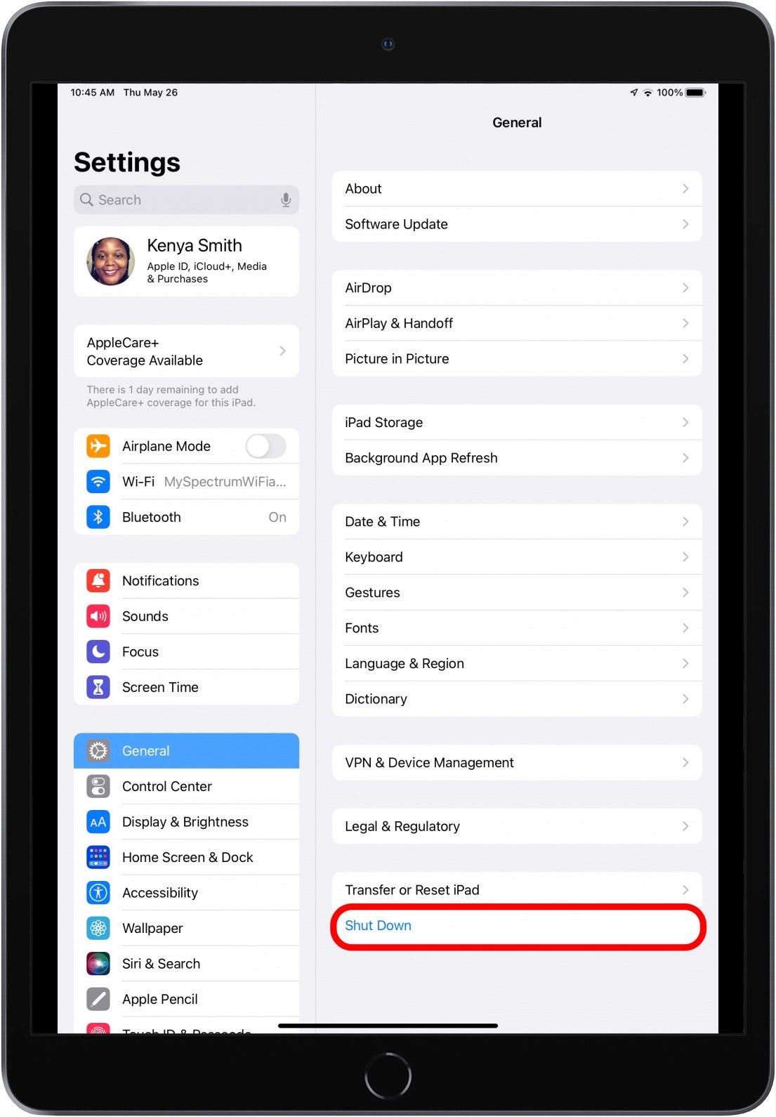 How to Turn iPad Off & On