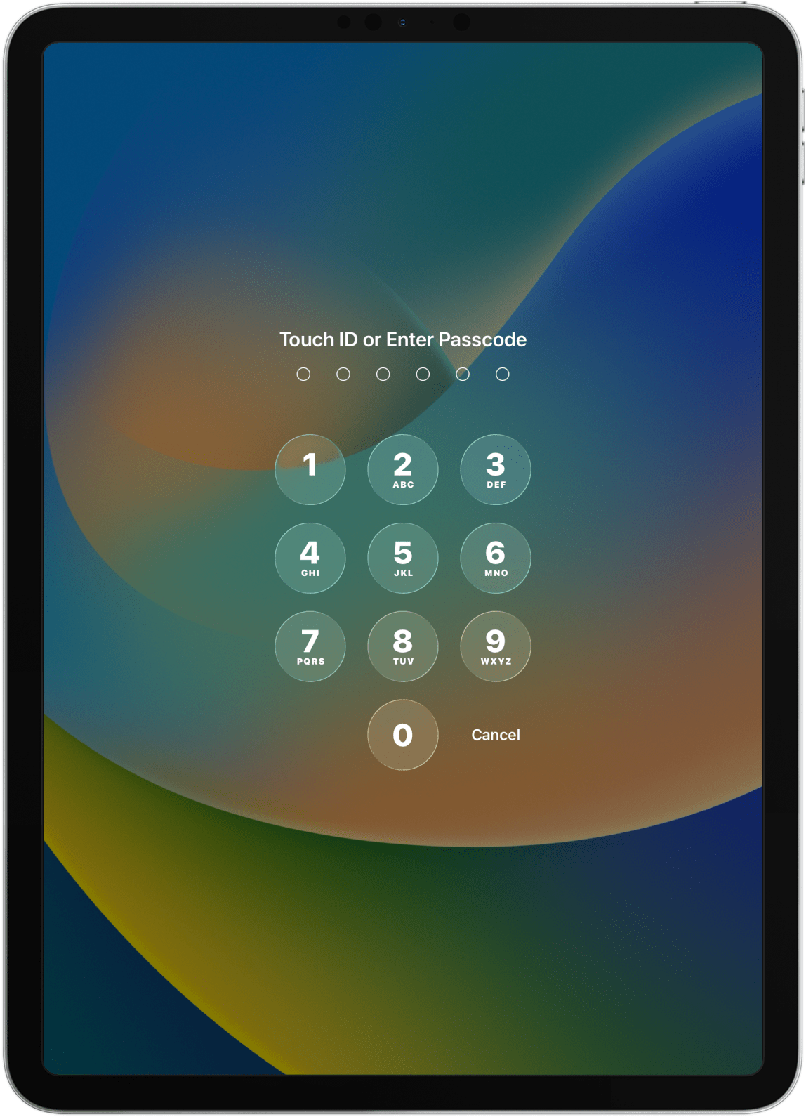 enter passcode to complete icloud setup