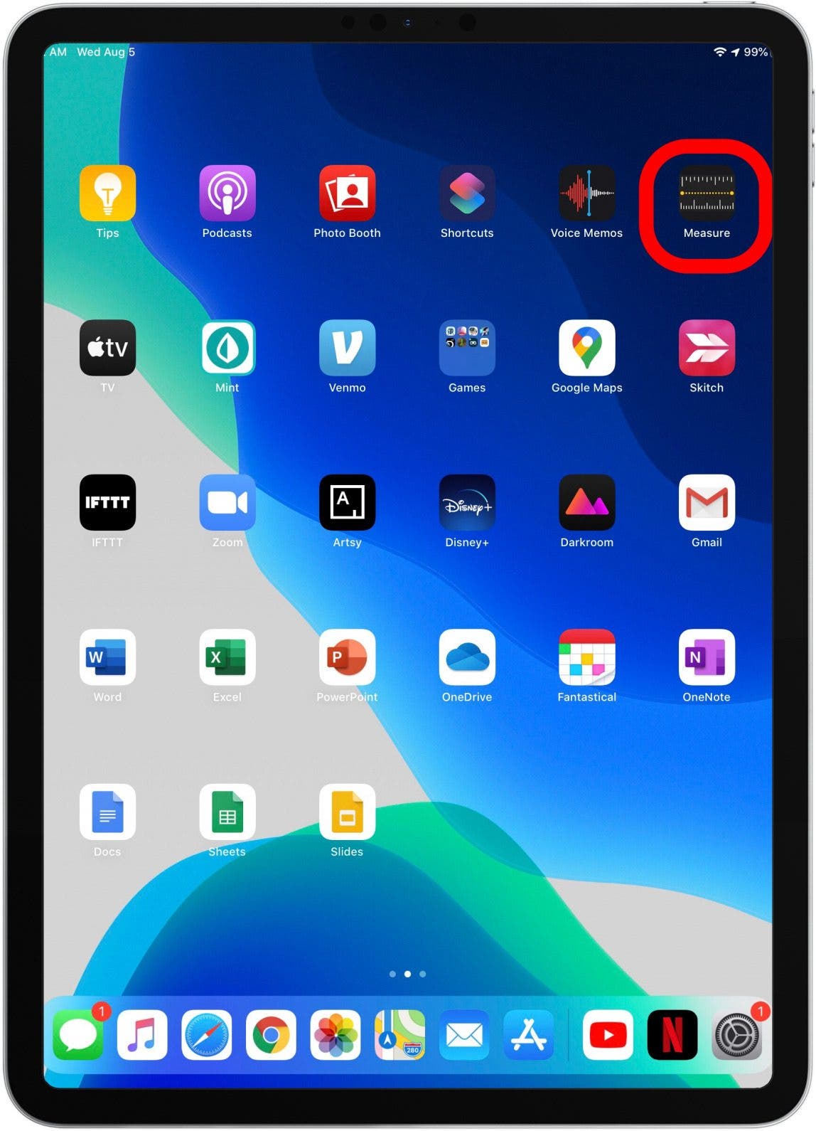 measure app ipad pro