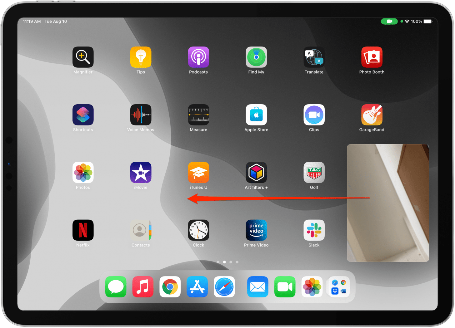 how to split screen on ipad pro 2020