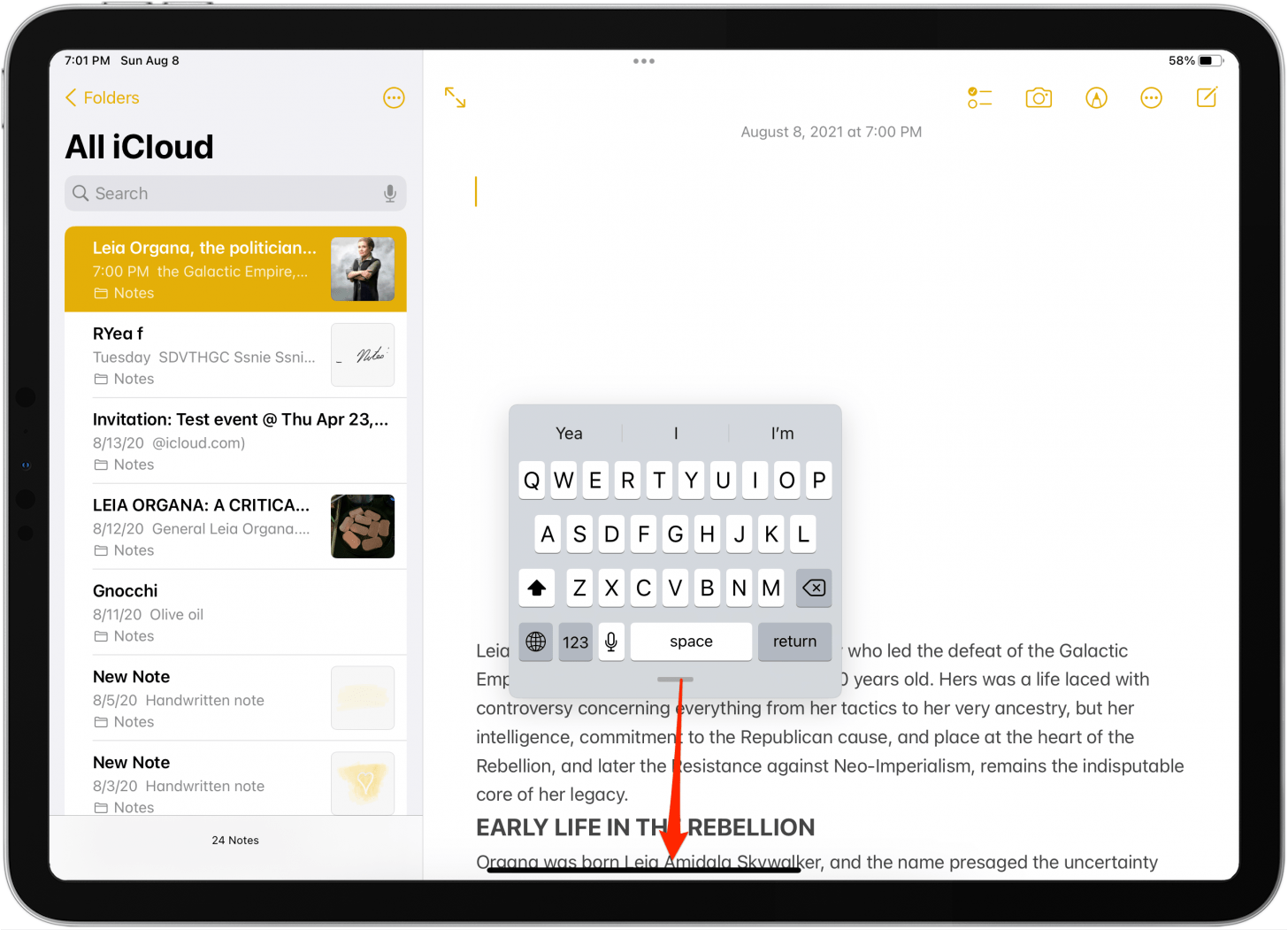 How to Use Your iPad Floating Keyboard