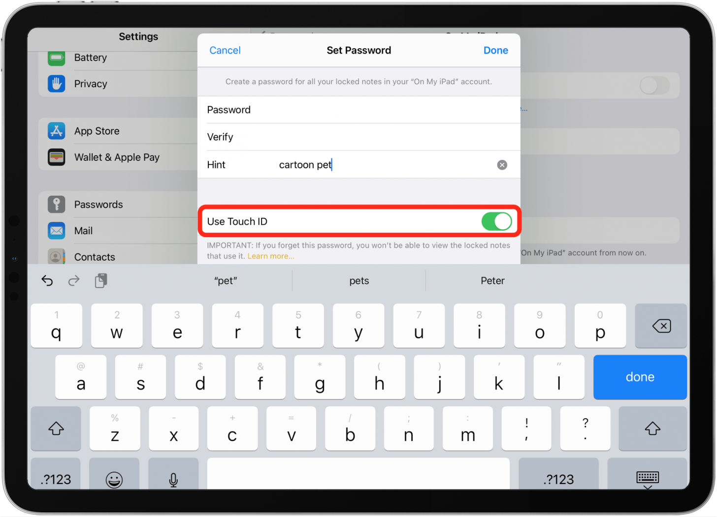 How to put a password on apps ios harriette muse
