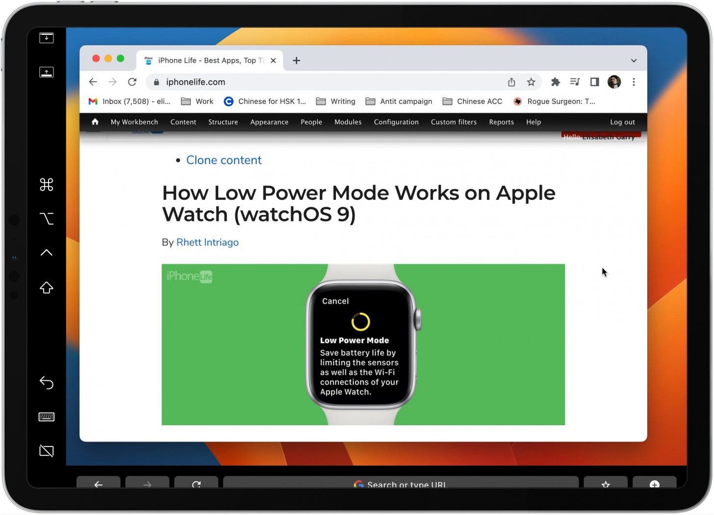 what ipad looks like as second monitor