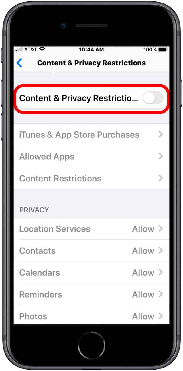 block website safari ipad content and privacy restrictions